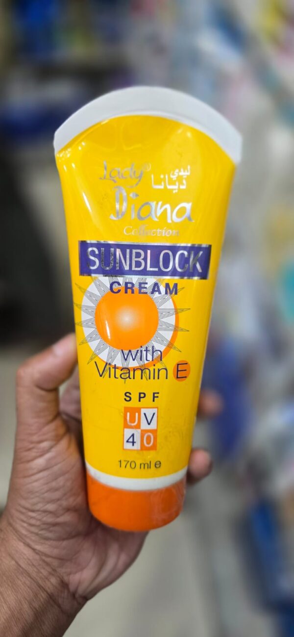 lady diana sun block cream with vitamin e 170ml