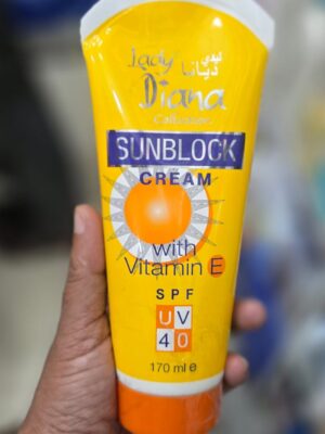 lady diana sun block cream with vitamin e 170ml