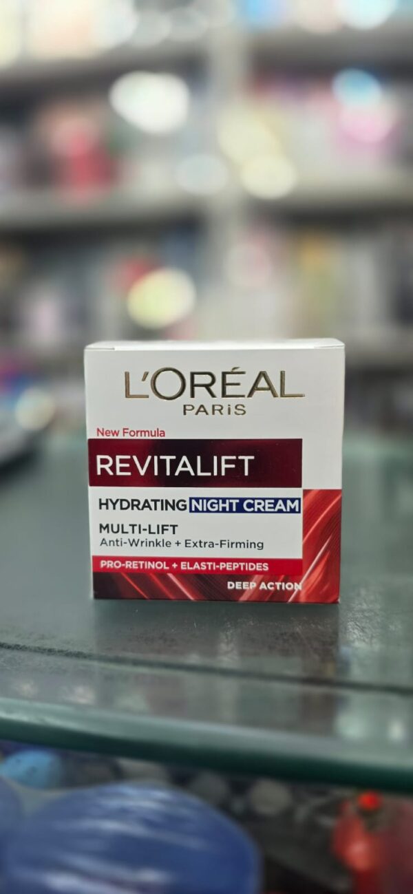 loreal paris revitalift moisturizing night cream for anti wrinkles + firmness