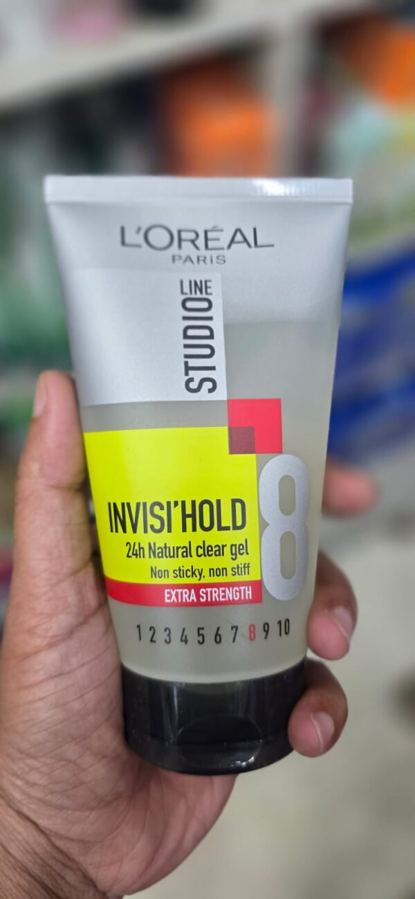 loreal paris studio line invisi hold 24h natural clear gel for extra strength