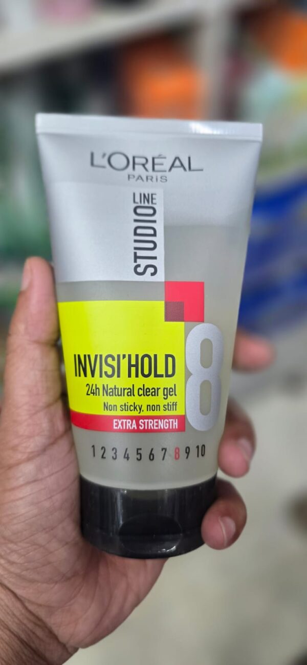 loreal paris studio line invisi hold 24h natural clear gel for extra strength