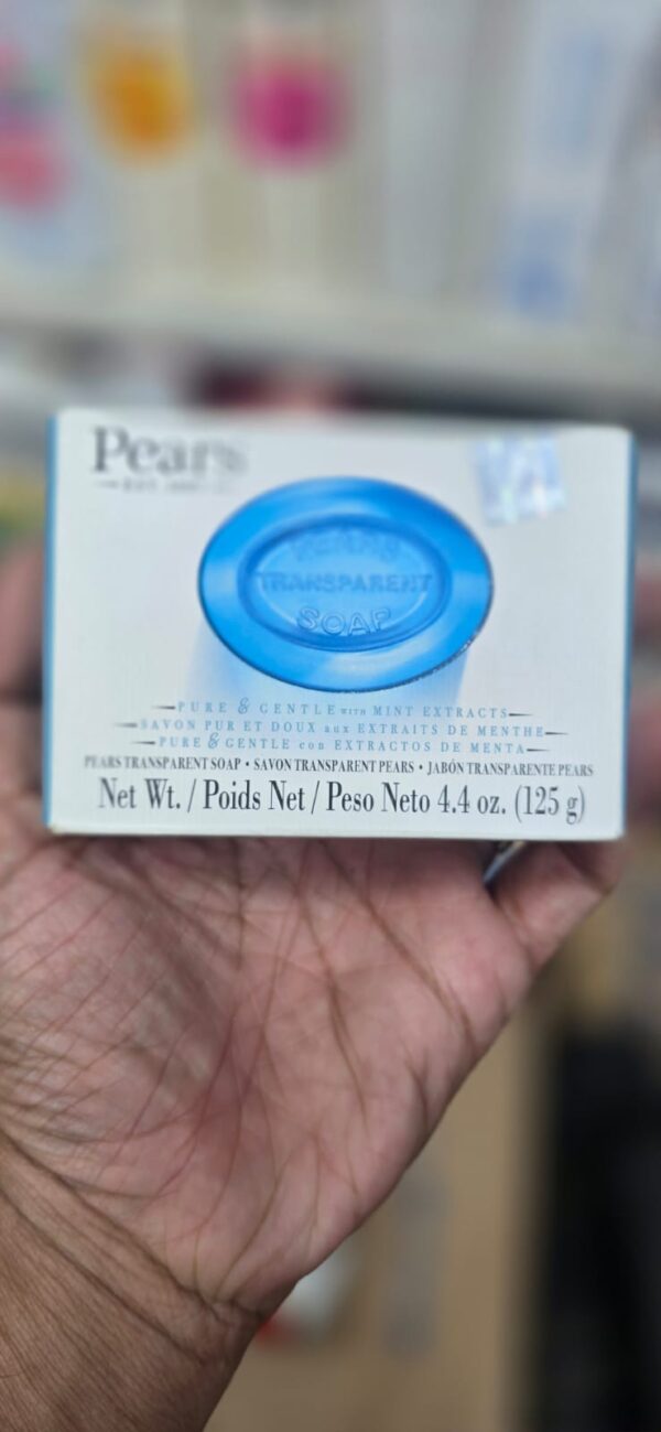 pears blue bar soap 125g